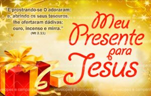 Envelope Presente para Jesus (2 numa folha A4)