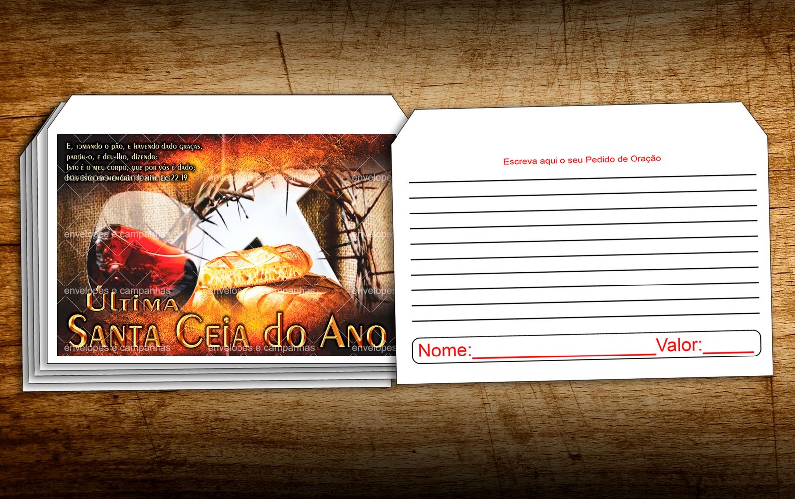 Envelope Santa Ceia - Última do Ano