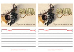 Envelope Santa Ceia - Façam isso em Memória de Mim (2 numa folha A4)