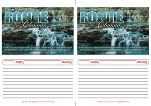Envelope Santa Ceia - Fonte dos que clamam (2 numa folha A4)