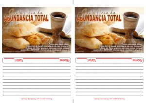 Envelopes 2x1 - Santa Ceia da Abundância Total