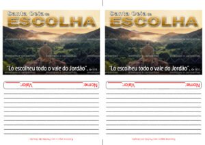 Envelopes 2x1 - Santa Ceia da Escolha