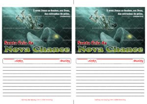 Envelopes 2x1 - Santa Ceia da Nova Chance - Jonas - Peixe