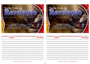 Envelopes 2x1 - Santa Ceia da Revelação