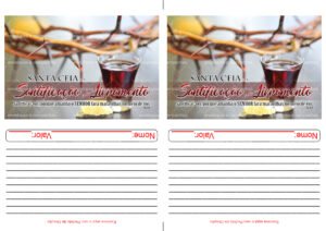 Envelope Santa Ceia da Santificação e Livramento (2 numa folha A4)