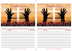 Envelopes 2x1 - Santa Ceia do Grande Livramento 03