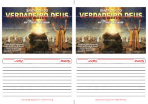 Envelopes 2x1 - Santa ceia do Verdadeiro Deus - Elias