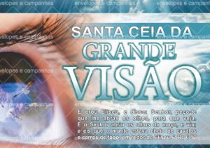 Envelope Santa Ceia da Grande Visão 05 (Envelope 1/2 Ofício ou 2 numa folha A4)