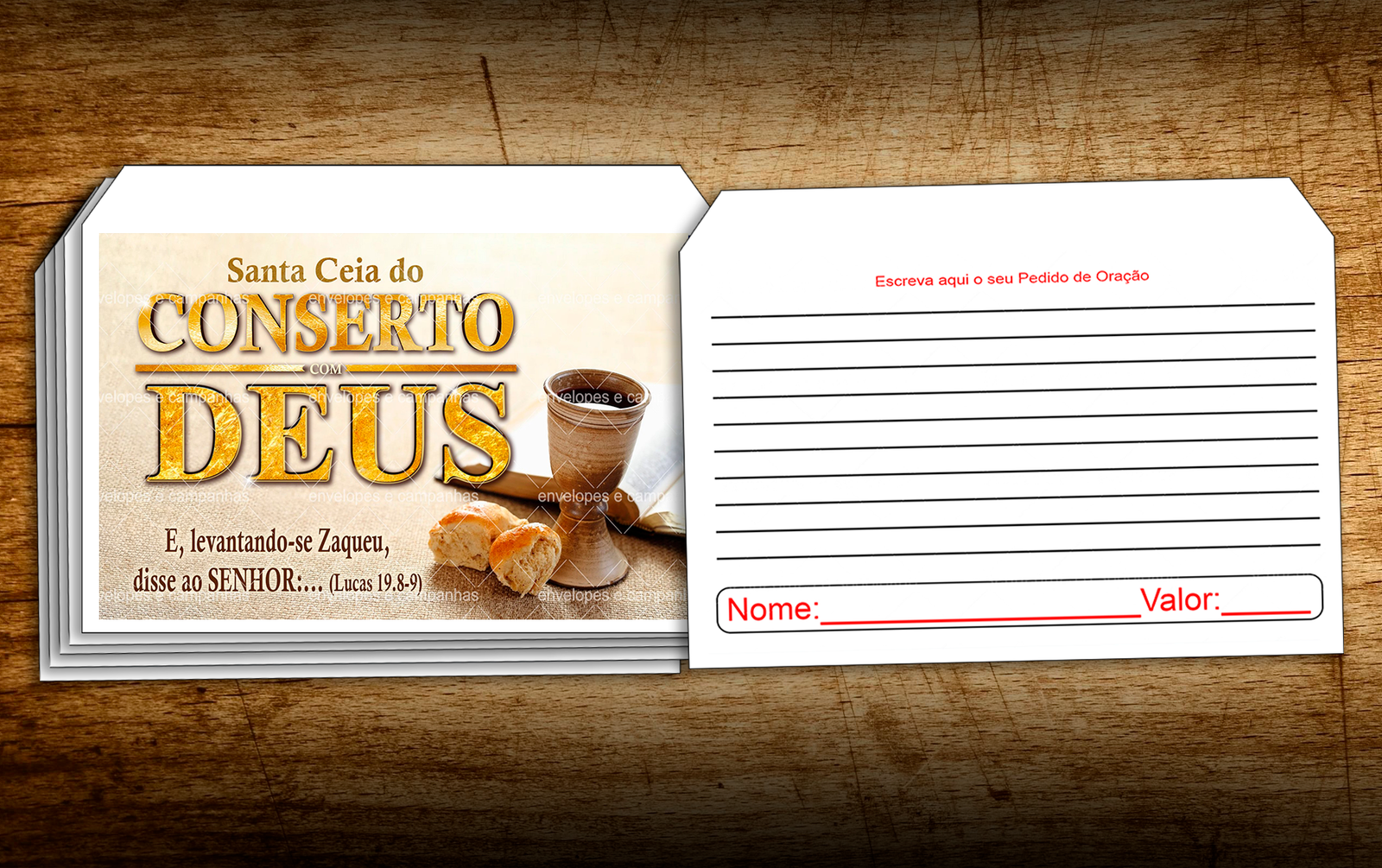 Envelope Santa Ceia do Conserto com Deus nº 1