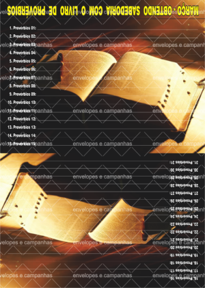 Cartão Março - Obtendo Sabedoria com o Livro de Provérbios