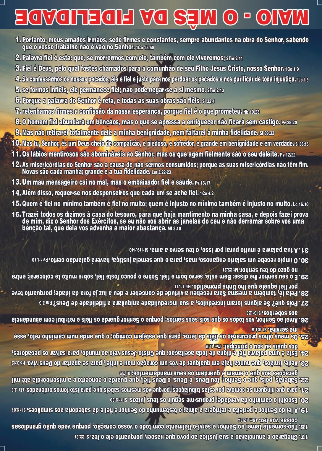 Cartão Maio - O mês da Fidelidade 2