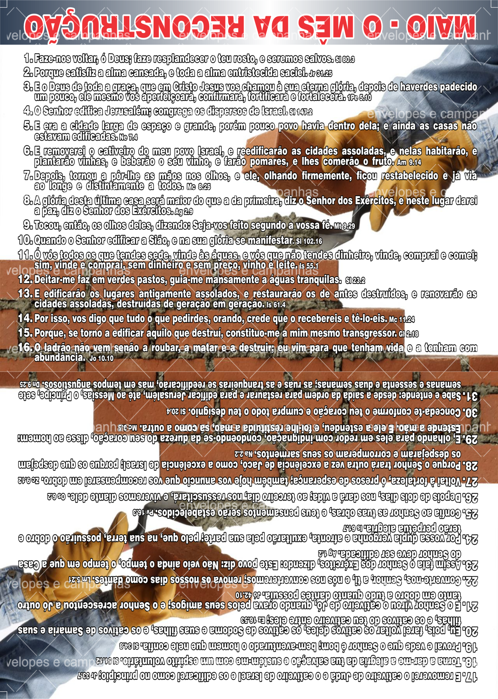 Cartão Maio - O mês da Reconstrução 2