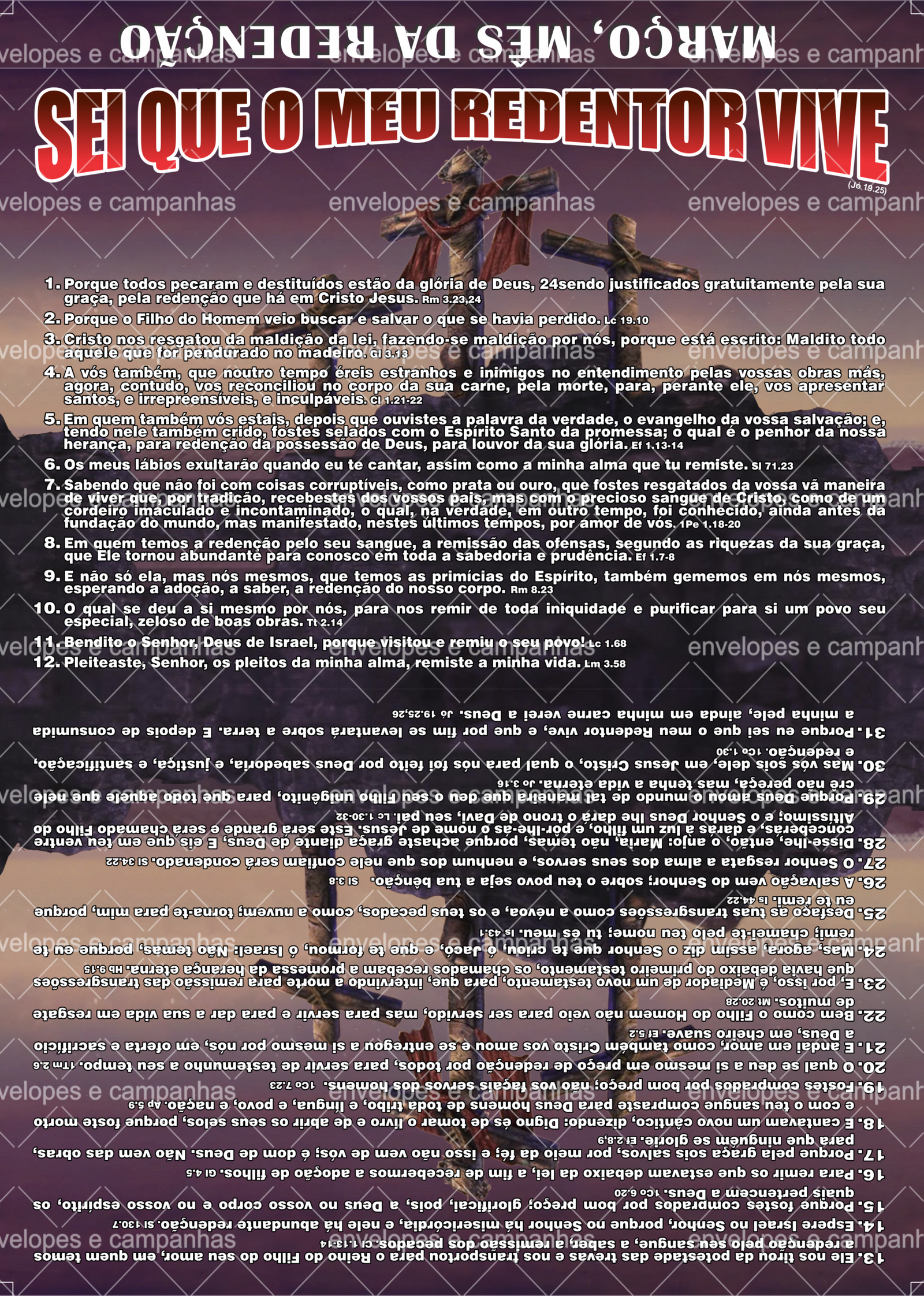 Cartão Março - O mês da Redenção 2