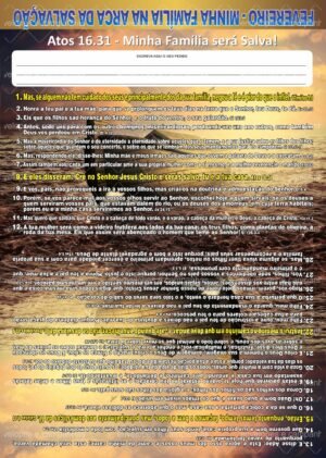 Cartão - Fevereiro 2026 - Minha Família na Arca da Salvação