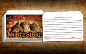 Envelope Clamor da Decisão nº 2 - Monte Sinai