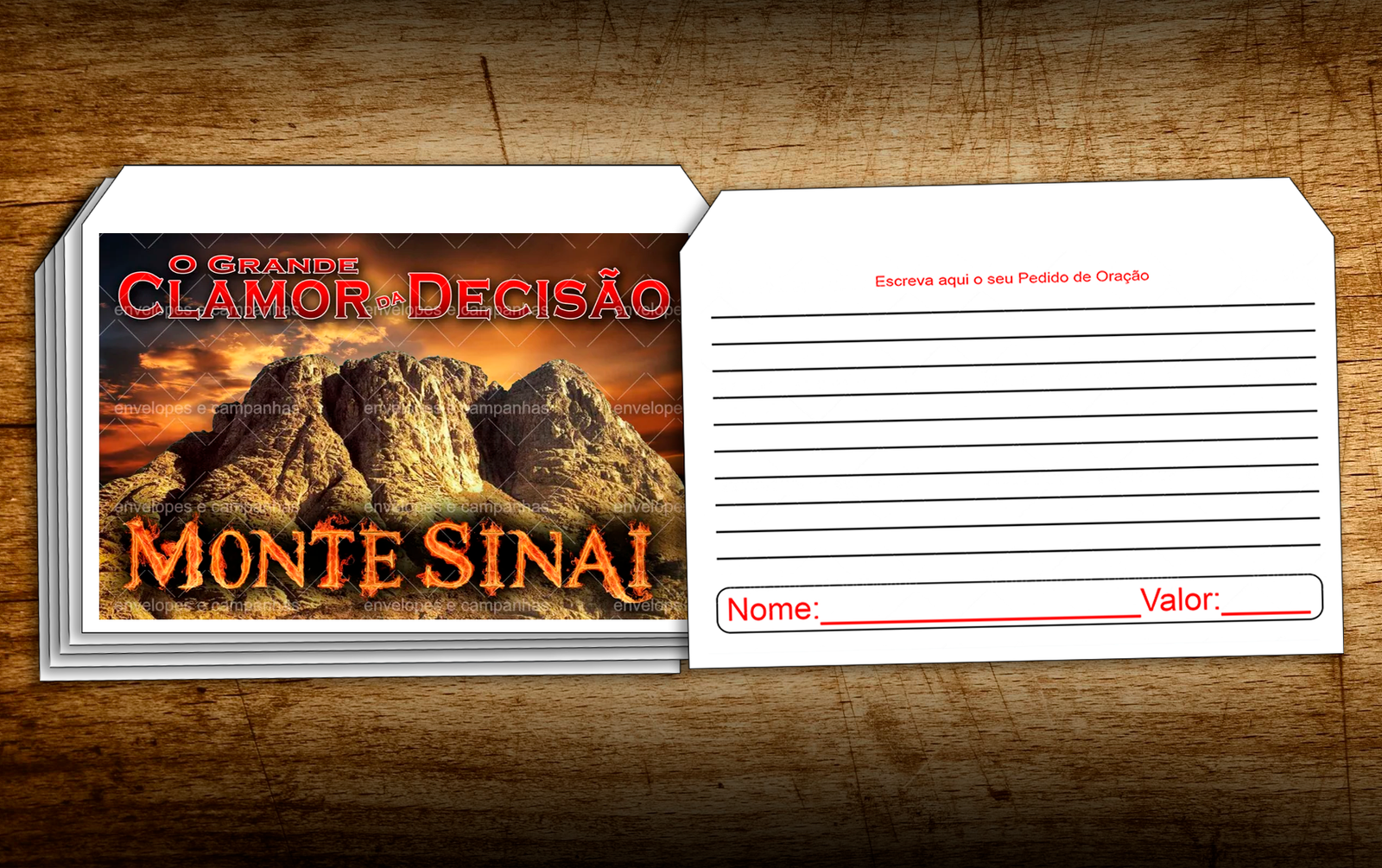 Envelope Clamor da Decisão nº 2 - Monte Sinai