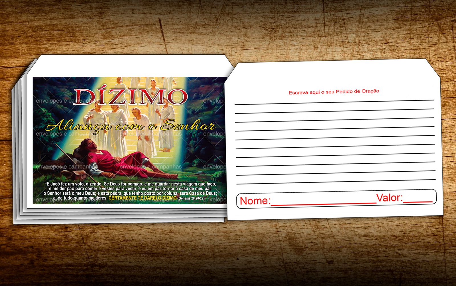 Envelope de Dízimo - Dízimo de Jacó nº 1