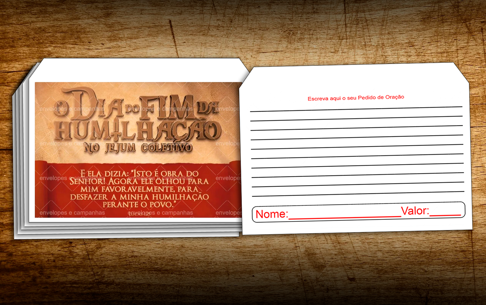 Envelope O Dia do Fim da Humilhação