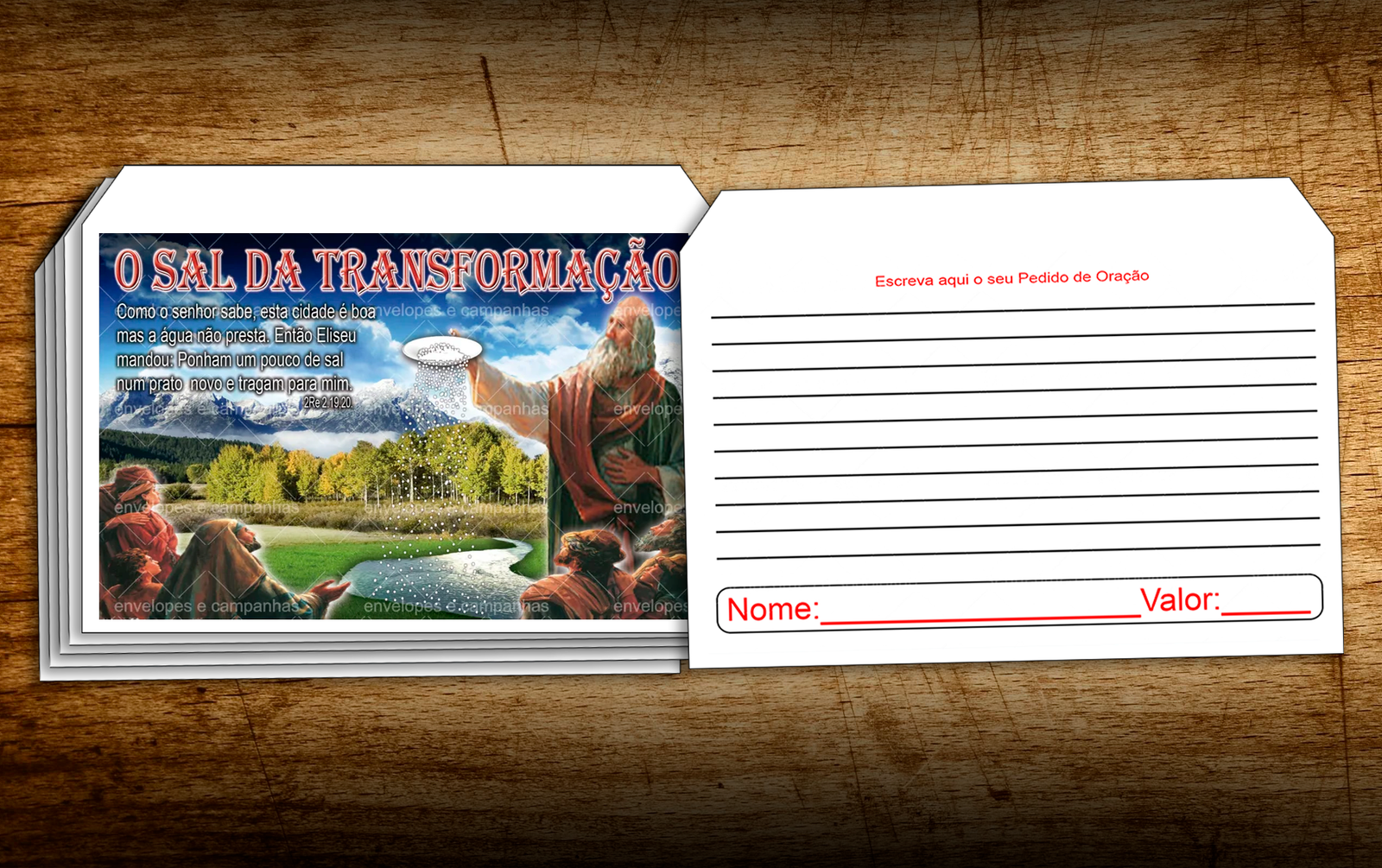 Envelope O Sal da Transformação