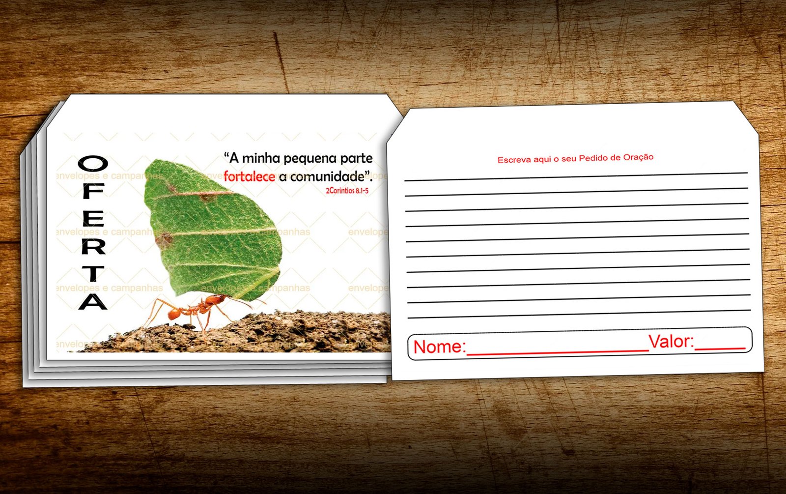Envelope Oferta formiguinha