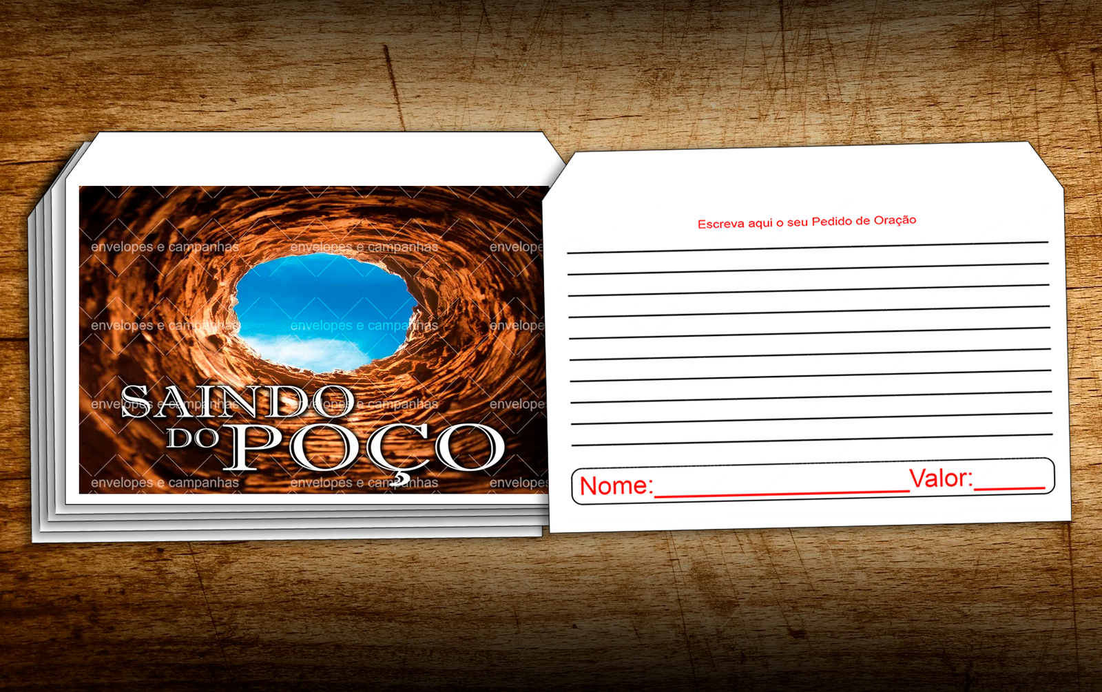 Envelope Saindo do Poço nº 3