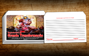 Envelope Segunda-feira da Grande Transformação - Água e Vinho