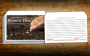 Envelope Semeando no Reino de Deus