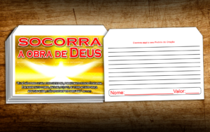 Envelope Socorra a Obra de Deus nº 2