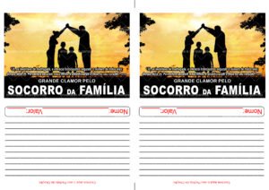 Envelope Socorro da Família (2 numa folha A4)