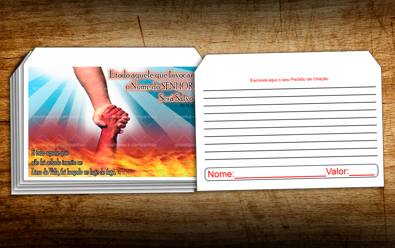 Envelope Todo aquele que invocar o nome do SENHOR será Salvo