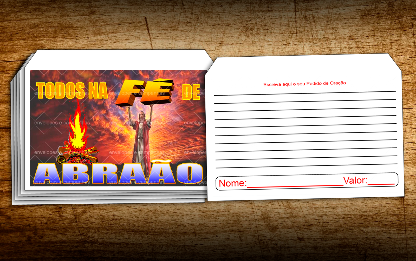 Envelope Todos na Fé de Abraão