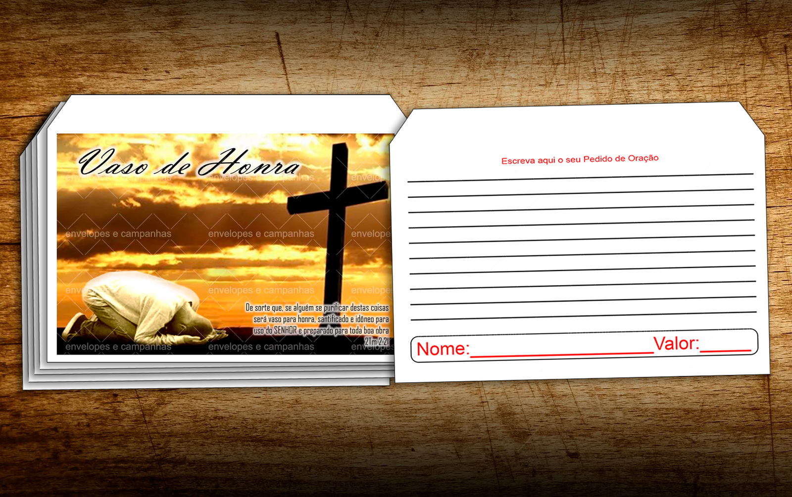 Envelope Vaso de honra nº 3