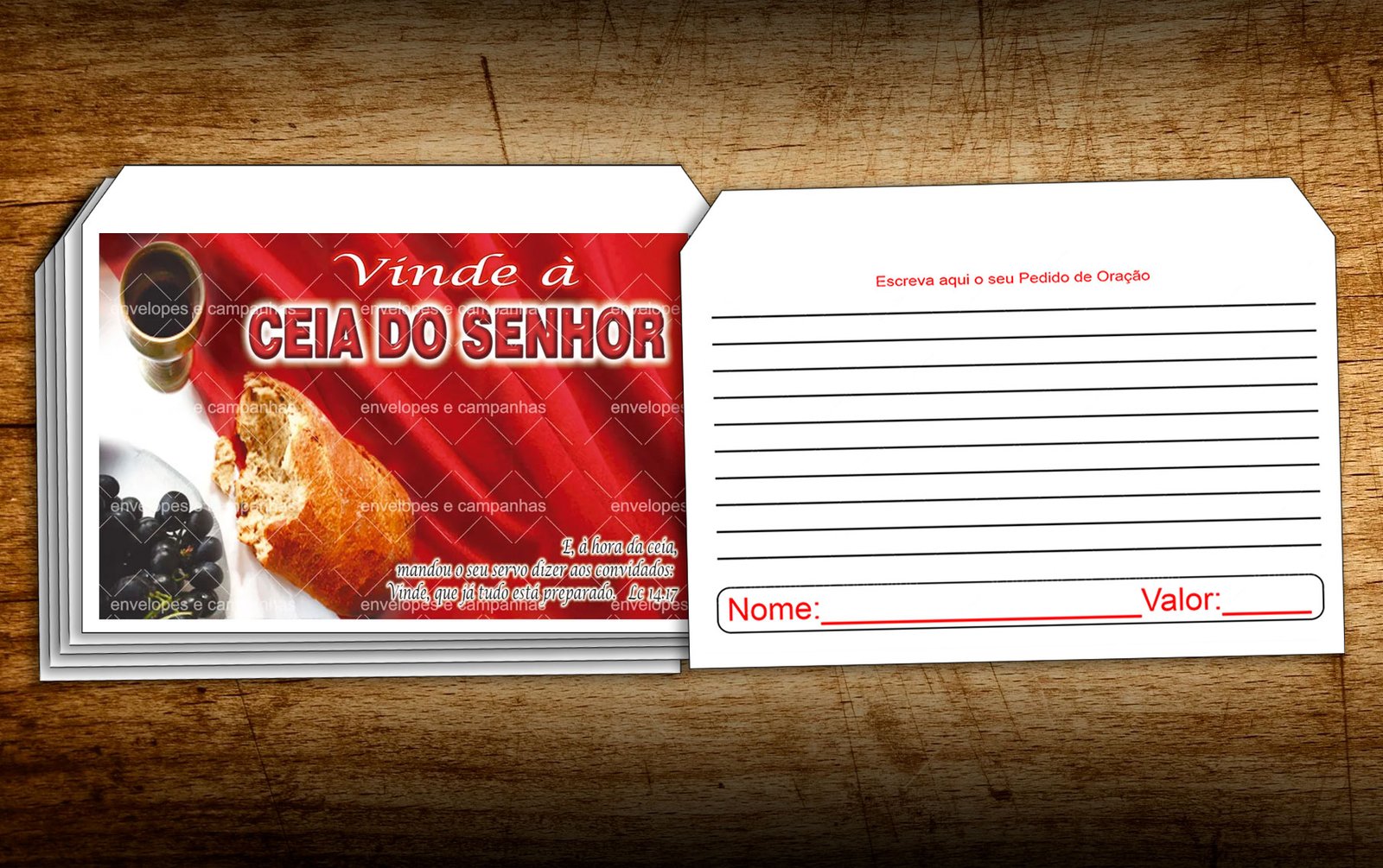 Envelope Vinde à Ceia do Senhor Nº 2