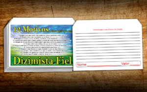 Envelope de Dízimo - 12 Motivos para Ser um Dizimista Fiel