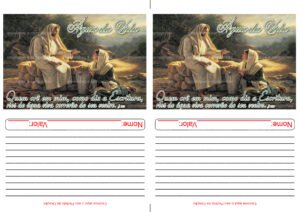 Envelope Água da Vida (2 numa folha A4)