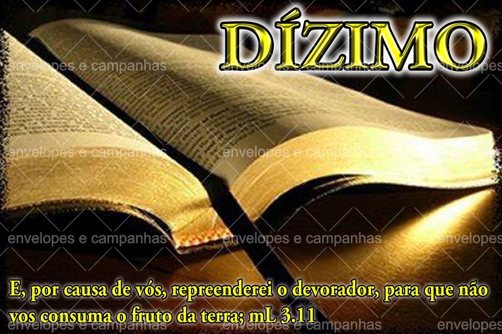 Envelope Dízimo 5  (2 numa folha A4)