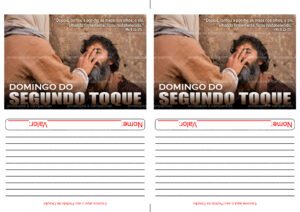 Envelope Domingo do Segundo Toque (2 numa folha A4)