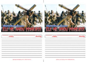 Envelope Ele me amou primeiro (2 numa folha A4)