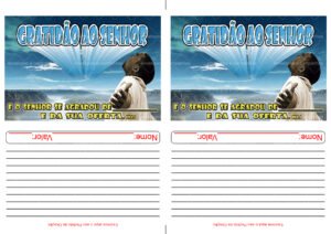 Envelope Gratidão ao SENHOR (2 numa folha A4)