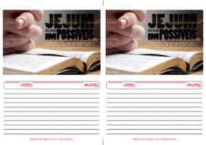 Envelope Jejum das Causas Impossíveis 1 (2 numa folha A4)