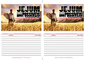 Envelope Jejum das Causas Impossíveis 3 (2 numa folha A4)