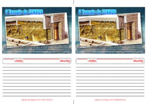 Envelope O Templo do SENHOR (2 numa folha A4)