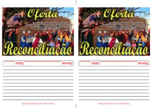 Envelope Oferta Reconciliação - Zaqueu (2 numa folha A4)