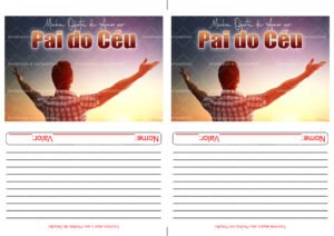 Envelope Oferta ao Pai do Céu (2 numa folha A4)