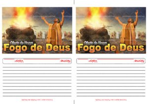 Envelope Oferta de Honra - Fogo de Deus (2 numa folha A4)