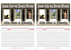 Envelope Santa Ceia das Portas Abertas 02 (2 numa folha A4)