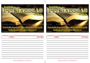 Envelope Santa Ceia das Promessas de Deus (2 numa folha A4)