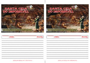 Envelope Santa Ceia do Impossível - Daniel na Cova dos Leões (2 numa folha A4)