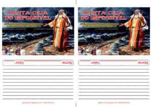 Envelope Santa Ceia do Impossível - Moisés - Mar Vermelho (2 numa folha A4)