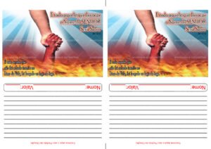 Envelope Todo aquele que invocar o nome do SENHOR será Salvo (2 numa folha A4)